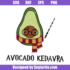 Avocado Kedavra Svg