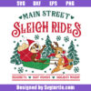 Chip And Dale Christmas Sign Svg, Main Street Sleigh Ride Svg