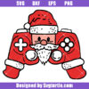 Christmas Santa Gaming Controllers Svg, Funny Gamer Christmas Svg