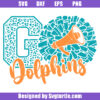 Dolphins Cheer Svg