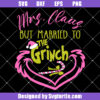 Grinch Christmas Married Svg