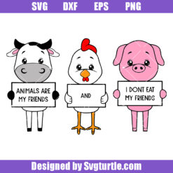 I Don't Eat My Friends Svg
