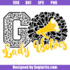 Lady Wolves Cheer Svg, Cheerleading Lady Wolves Svg, Go Lady Wolves Svg
