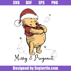 Merry and Pregnant Svg