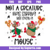Not A Creature Was Stirring Not Even A Mouse Svg