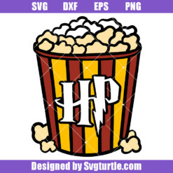 Popcorn Harry Potter Svg