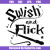 Swish and Flick Wizard Wand Svg
