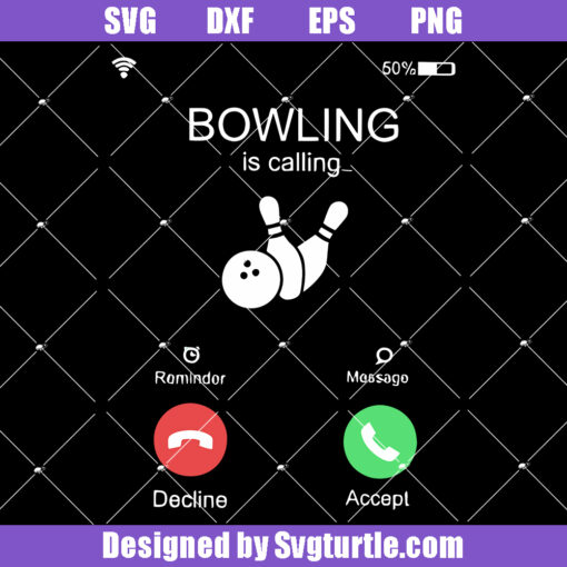 Bowling Is Calling Svg