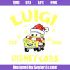 Christmas Cars Luigi Svg