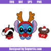 Cute Stitch Christmas Svg