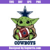 Dallas Cowboys Baby Yoda Star Wars Svg, Dallas Football Svg