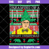 Dreaming Of A Dwight Christmas Svg