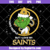 I Hate People But I Love My Saints Svg, New Orleans Saints Svg