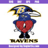 Bad Bunny Ravens NFL Svg
