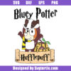 Bingo Wizard School Svg, Bluey Potter Huflepuff Svg, Bluey Hp Svg