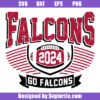 Falcons Football 2024 Svg, Nfl Falcons Teams Svg, Go Falcons Svg