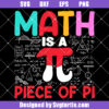 Math Is A Pi Piece Of Pi Svg