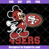 Mickey San Francisco 49ers Football Team Svg