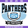 Panthers Football 2024 Svg