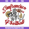 Retro San Francisco 49ers Football Svg
