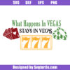 What Happens in Vegas Svg