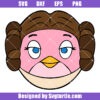 Angry Birds Star Wars Leia Svg, Star Wars Characters Svg
