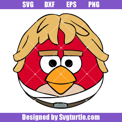 Angry Birds Star Wars Luke Svg, Star Wars Characters Svg