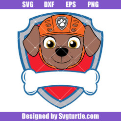 Paw Patrol Zuma Logo Svg, Chocolate Labrador Svg, Zuma Custom Name Svg