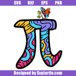 Pi Symbol Art Svg