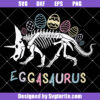 Stegosaurus Easter Egg Dinosaur Svg