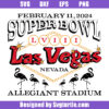 Super Bowl Lviii Las Vegas Allegiant Stadium Svg, Super Bowl Final Svg