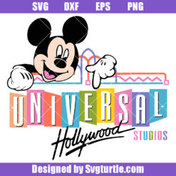 Universal Hollywood Studios Svg