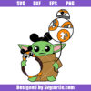 Yoda Star Wars Mickey Ear Svg, Bb-8 Balloons Svg, Porg Svg