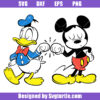 Disney Mickey Mouse And Donald Duck Svg
