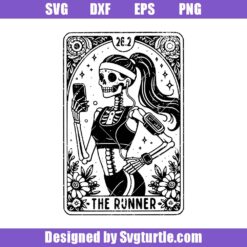 The Runner Tarot Card Svg