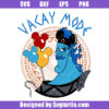 Vacay Mode Hades Wears Mickey Ears With Balloons Svg