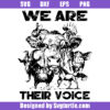 We Are Their Voice Svg