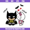 Batman and Kitty Svg