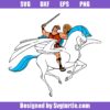 Hercules On Pegasus Svg