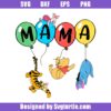 Mama Balloons Svg