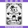 The Gym Rat Svg, Funny Tarot Card Svg, Witchy Sassy Exercise Svg