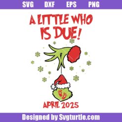 A Little Who Is Due Svg
