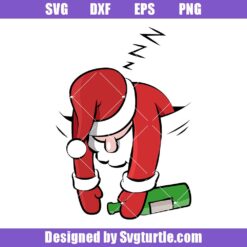 Drunk Santa Christmas Svg