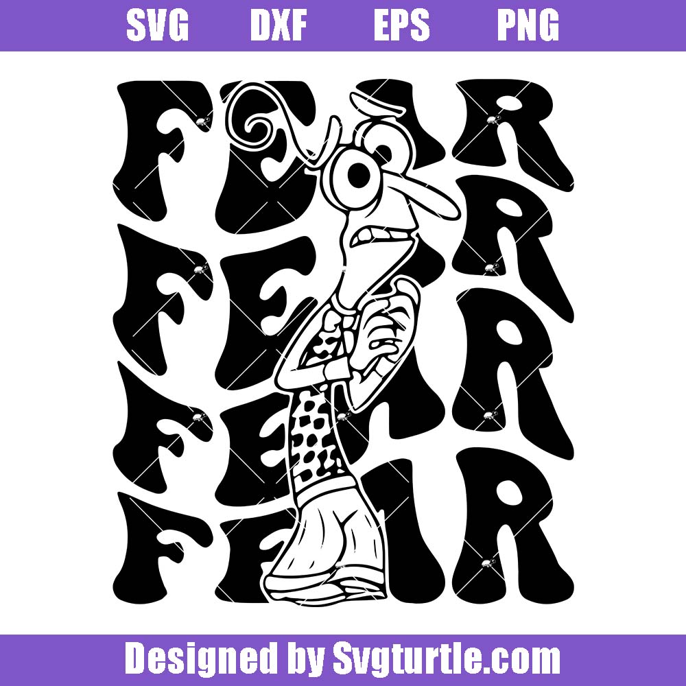 Inside Out 2 Svg, Cartoon Fear Character Svg, Fear Emotions Svg Inside Out 2 Svg, Cartoon Fear Character Svg, Fear Emotions Svg
