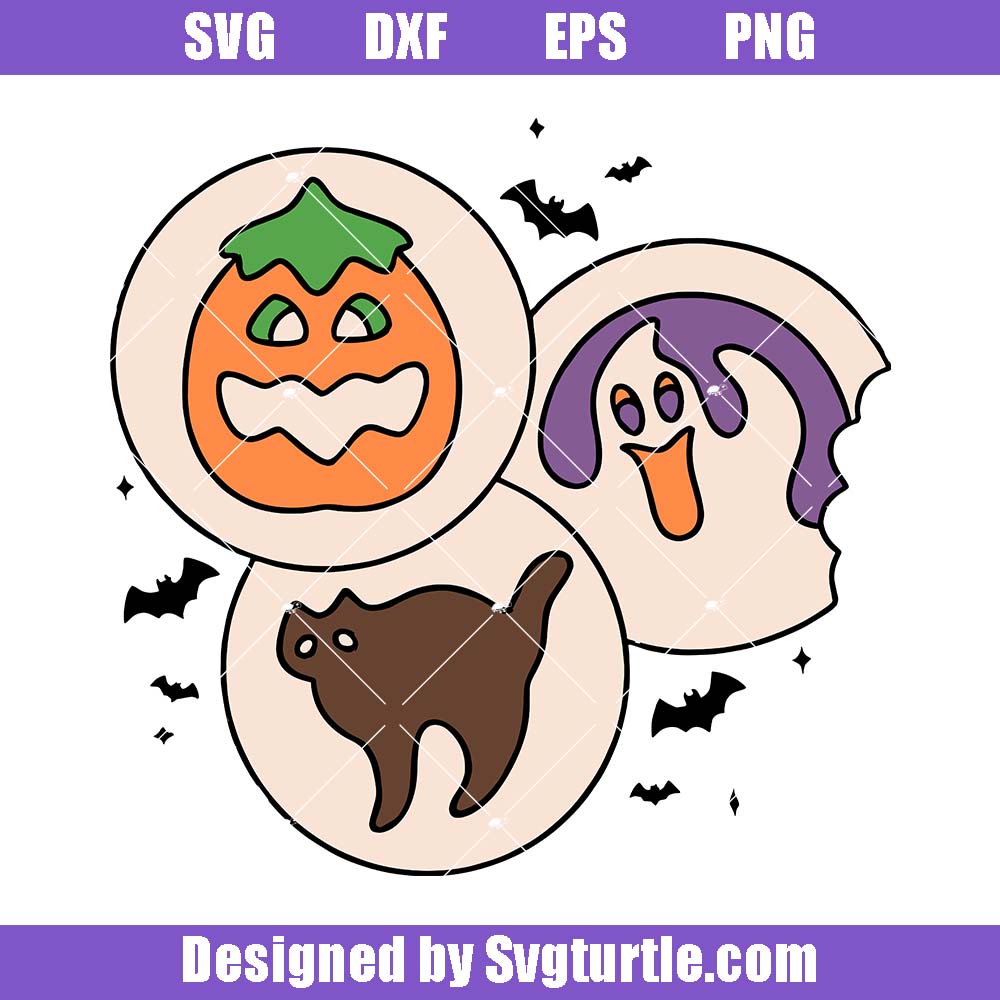 Pillsbury Halloween Cookies Svg, Cookie Dough Svg, Pumpkin Ghost Svg Pillsbury Halloween Cookies Svg