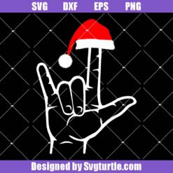 ASL Christmas Svg
