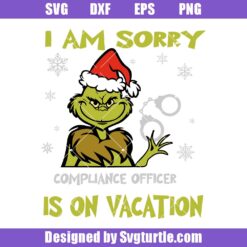 Christmas Compliance Officer Svg, Funny Compliance Officer Svg