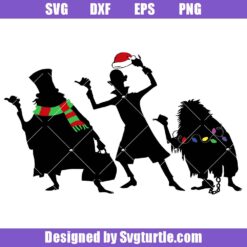 Christmas Hitchhiking Ghosts Svg