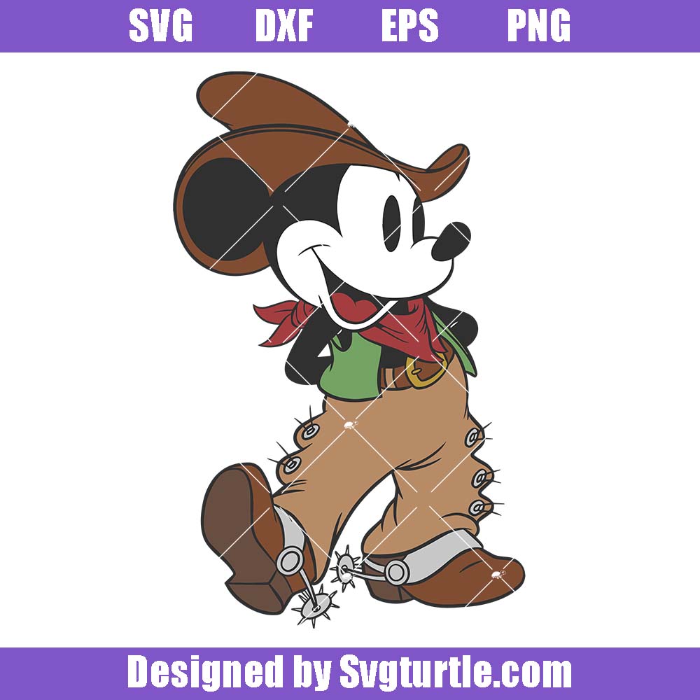 Disney Mickey Mouse Cowboy Svg, Disney Mickey And Friends Svg Disney Mickey Mouse Cowboy Svg, Disney Mickey And Friends Svg