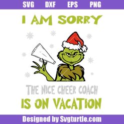 Funny Cheer Coach Christmas Svg